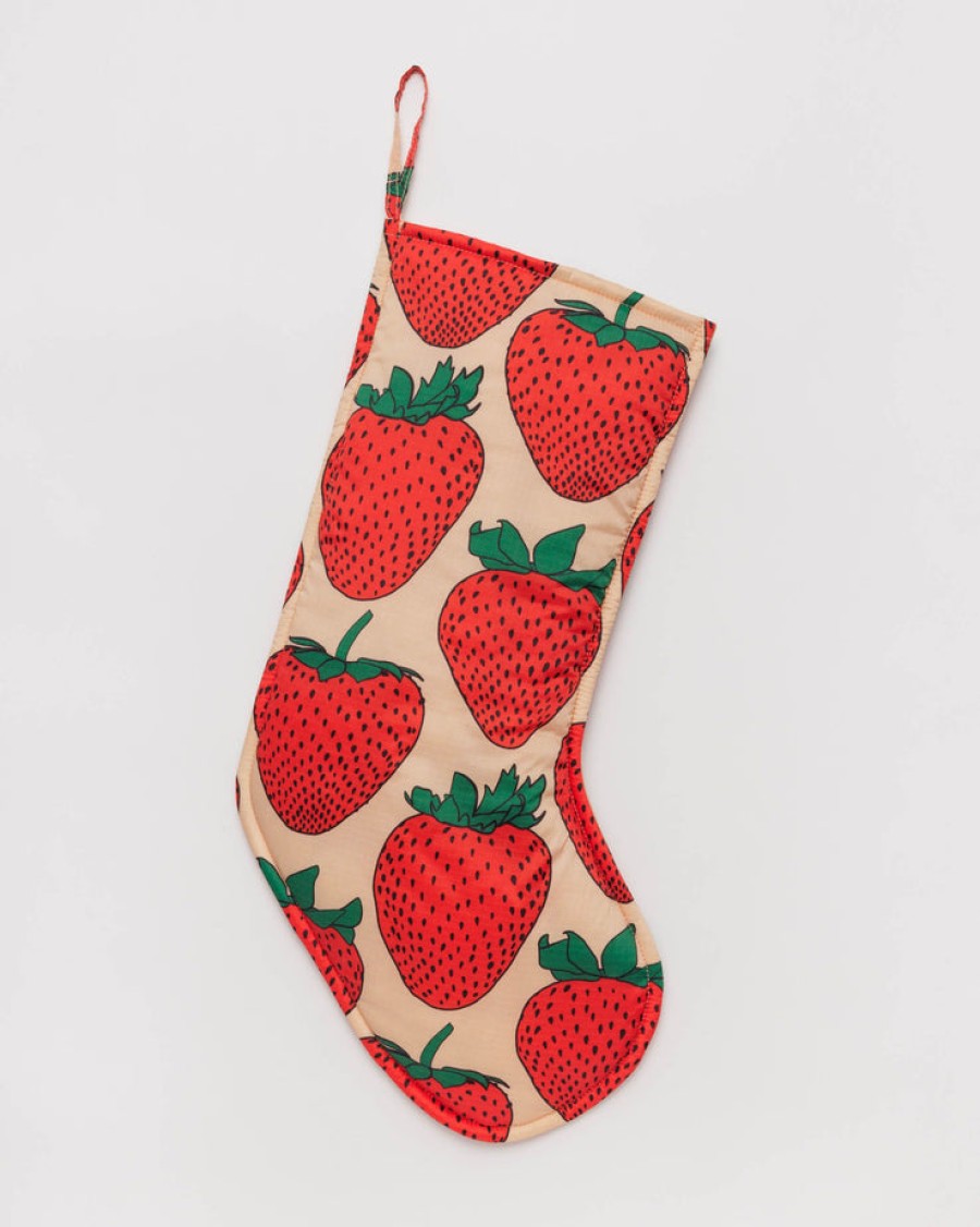 Baggu Holiday Stocking : Strawberry - Baggu Holiday Stocking