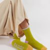 Baggu Ribbed Sock : Citron Mix - Baggu Socks