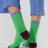 Baggu Ribbed Sock : Aloe Mix - Baggu Socks