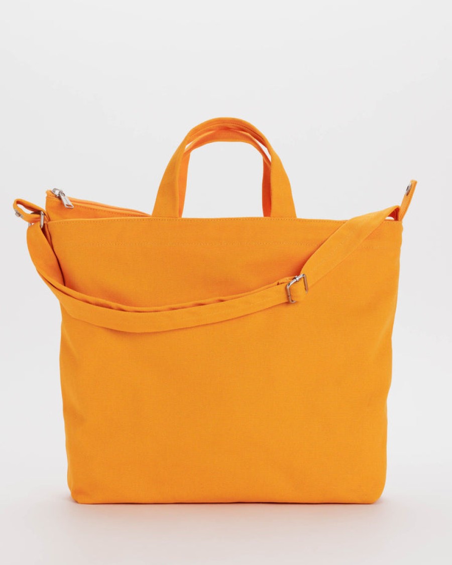 Baggu Horizontal Zip Duck Bag : Tangerine - Baggu Totes