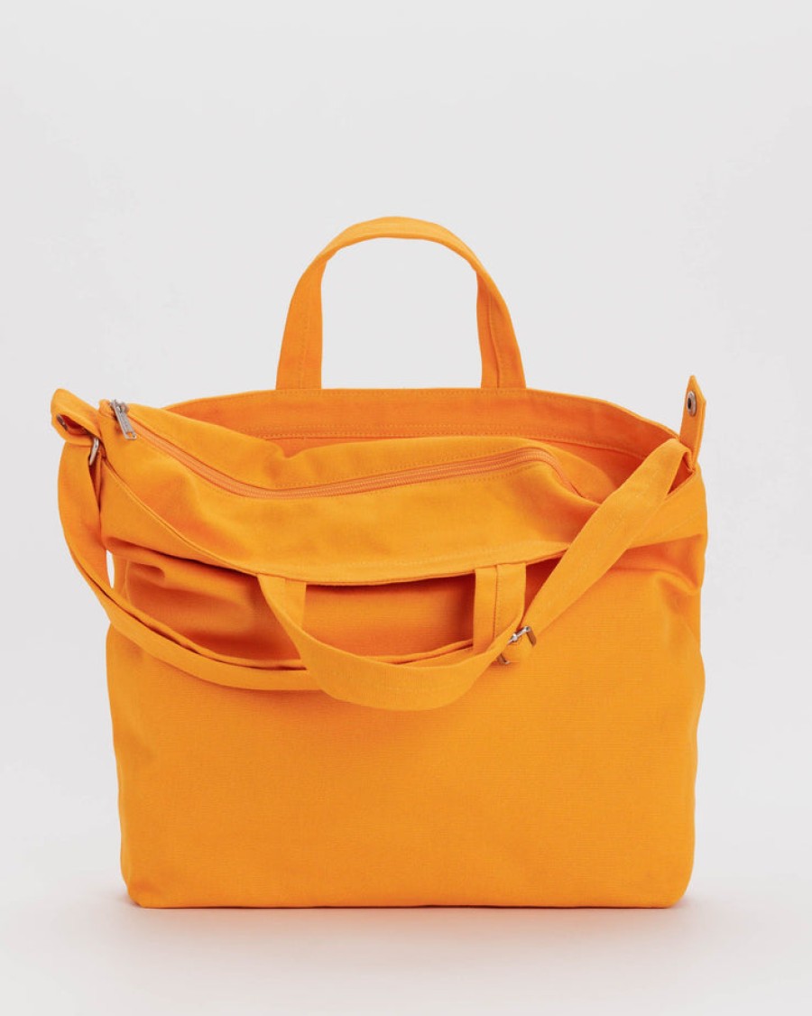 Baggu Horizontal Zip Duck Bag : Tangerine - Baggu Totes