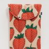 Baggu Puffy Laptop Sleeve 16" : Strawberry - Baggu Cases & Sleeves