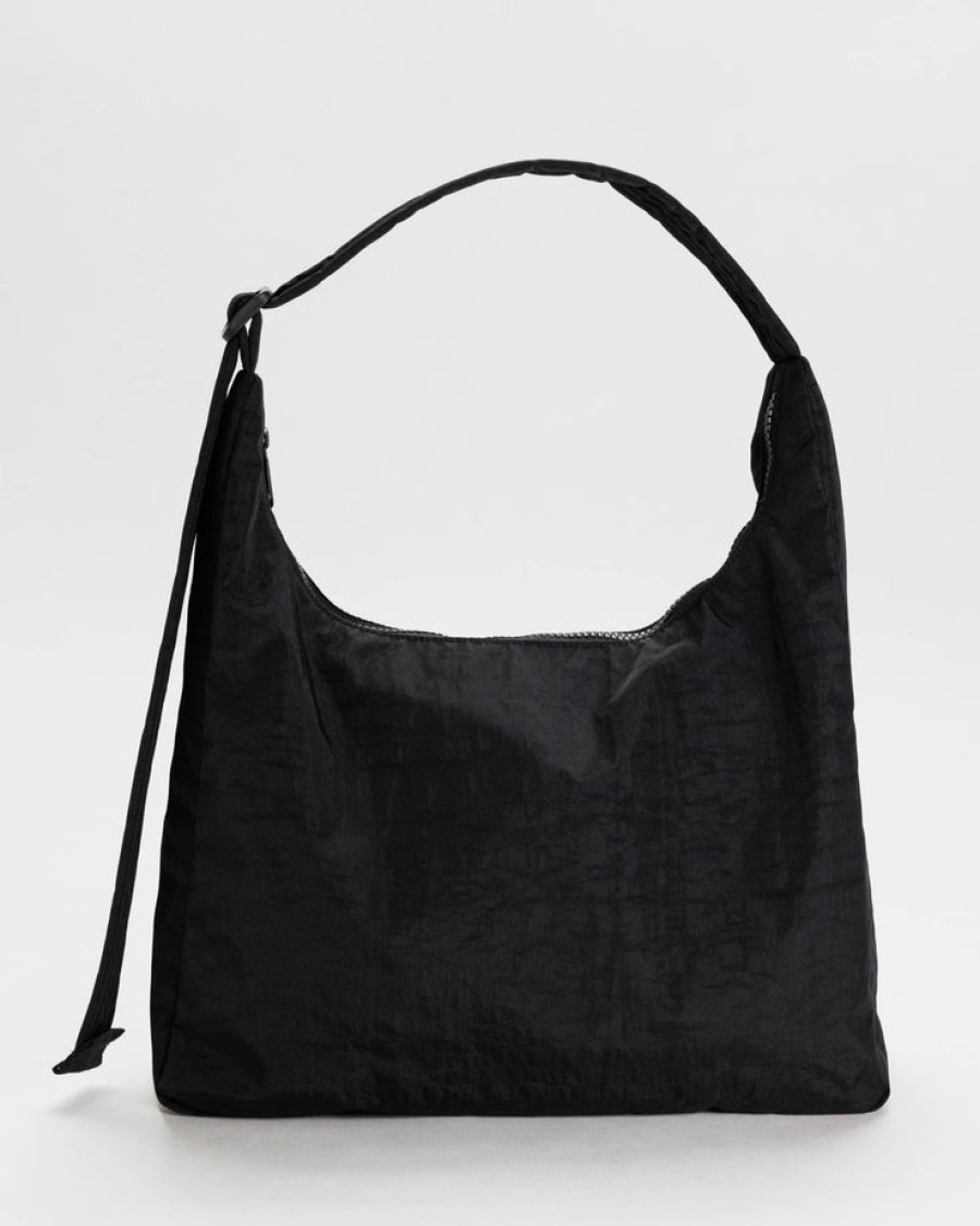 Baggu Nylon Shoulder Bag : Black - Baggu Purses