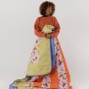 Baggu Queen Quilt : Gingham Floral Block - Baggu Quilts