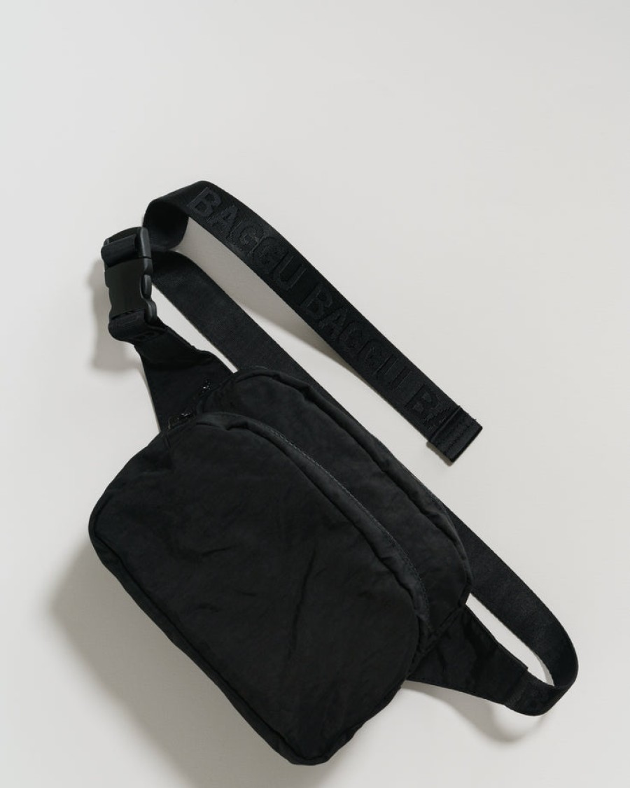 Baggu Fanny Pack : Black - Baggu Travel