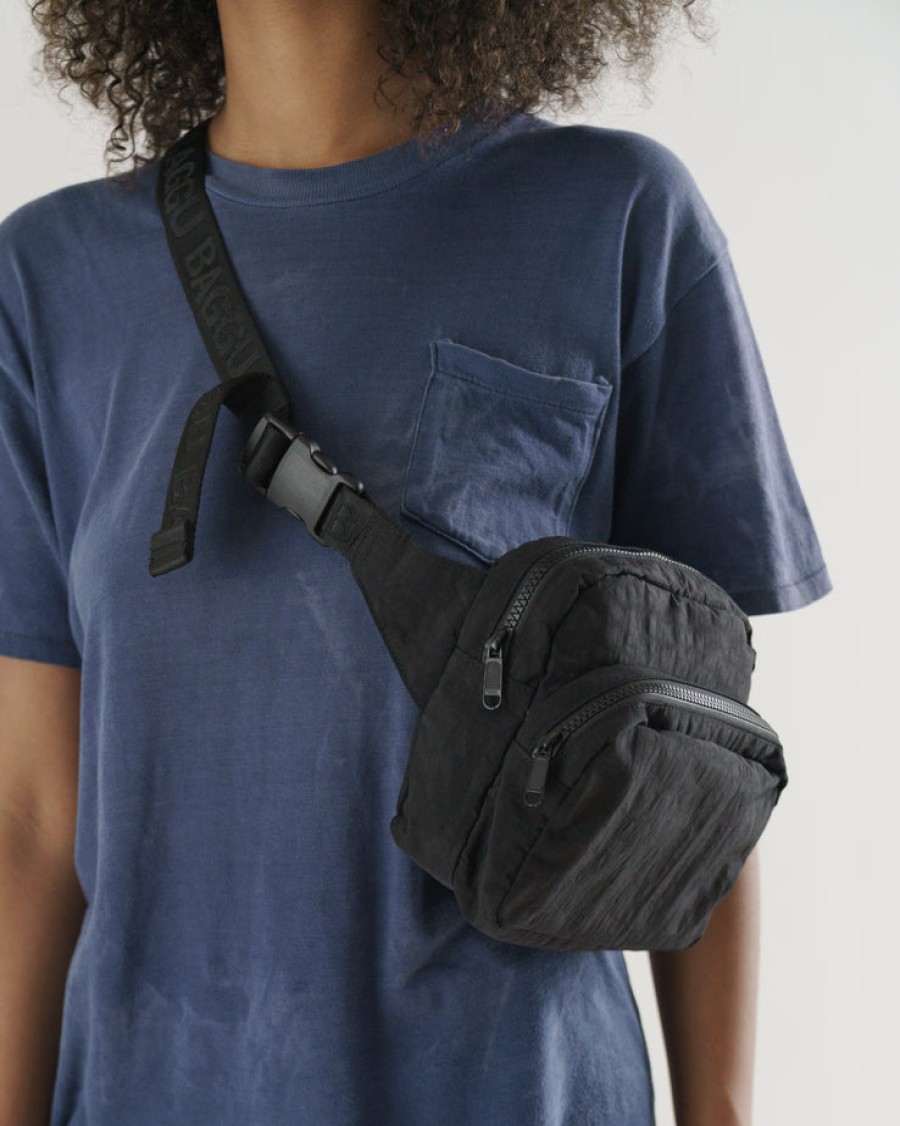 Baggu Fanny Pack : Black - Baggu Travel