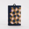 Baggu Nylon Wallet : Wavy Gingham Peach - Baggu Wallets