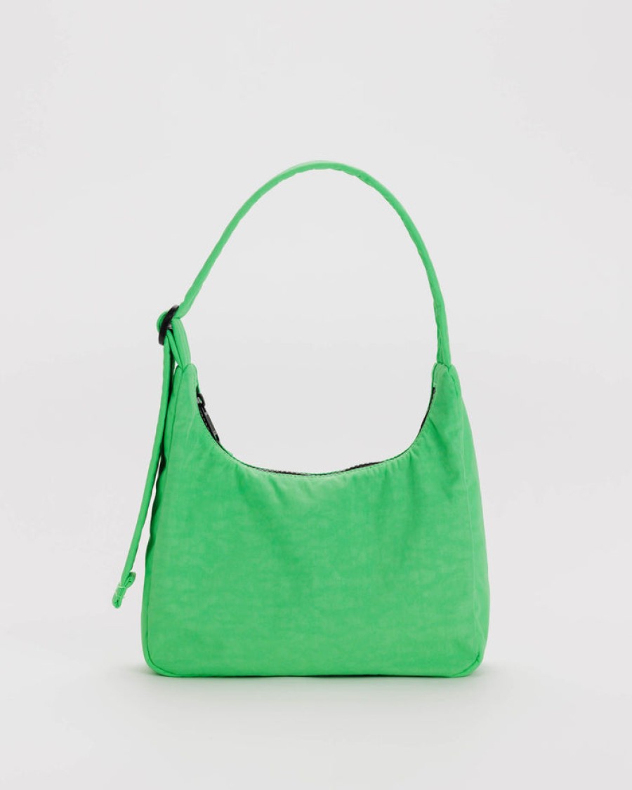 Baggu Mini Nylon Shoulder Bag : Aloe - Baggu Purses