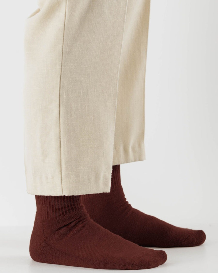 Baggu Ribbed Sock : Chestnut - Baggu Socks