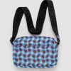 Baggu Camera Crossbody : Wavy Gingham Blue - Baggu Crossbody Bags