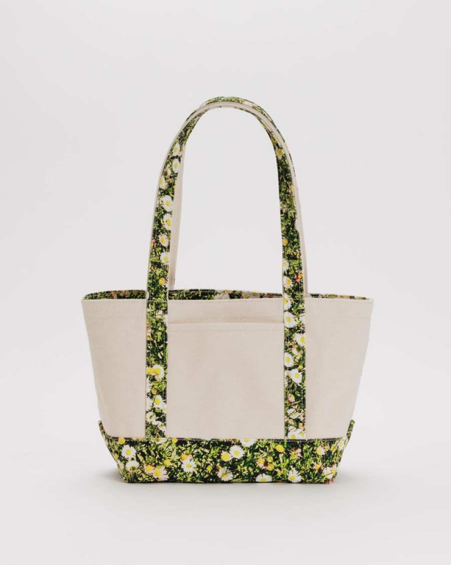 Baggu Small Heavyweight Canvas Tote : Daisy - Baggu Totes