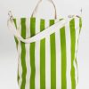 Baggu Duck Bag : Green Awning Stripe - Baggu Totes