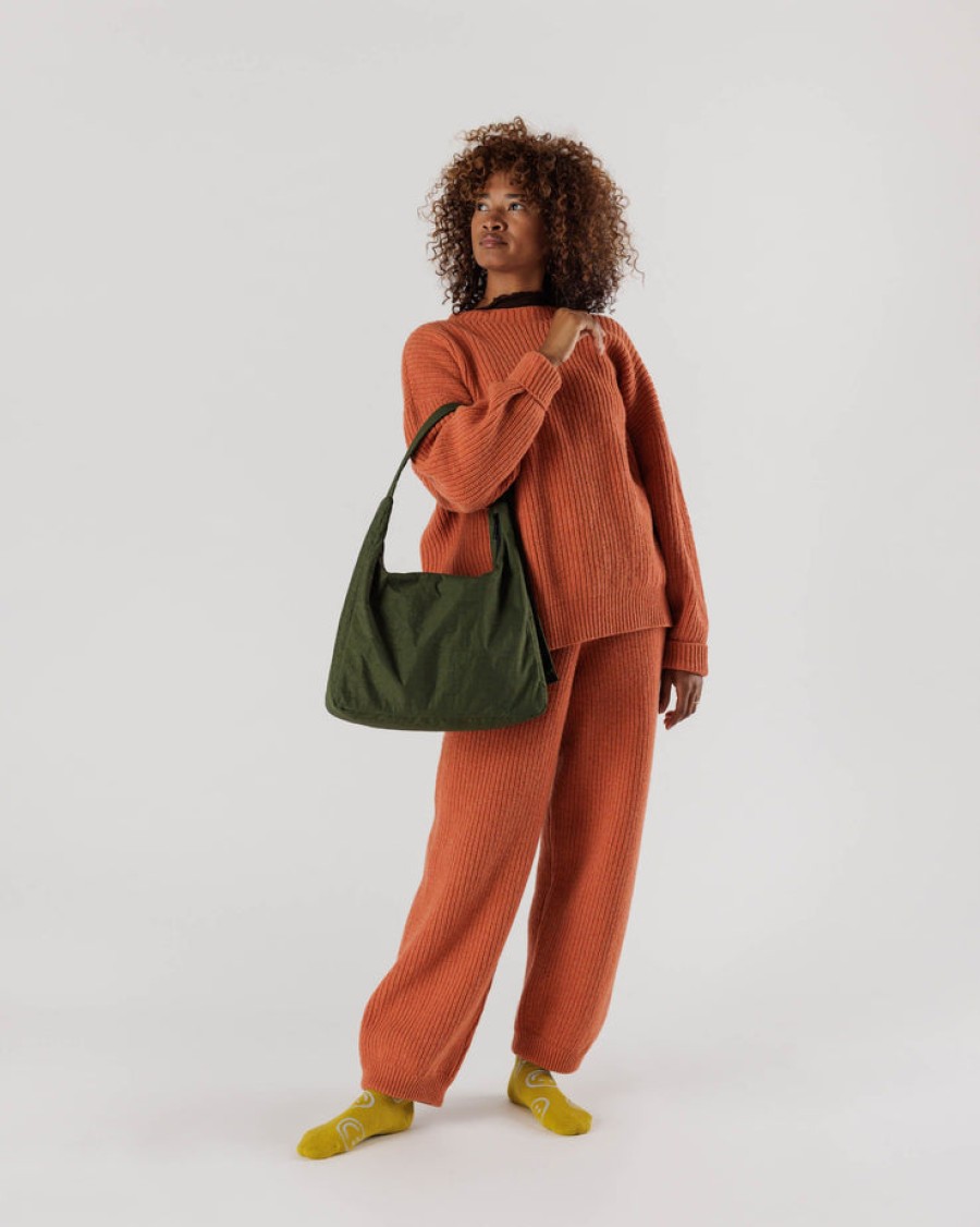 Baggu Nylon Shoulder Bag : Bay Laurel - Baggu Purses