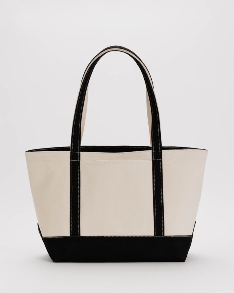 Baggu Medium Heavyweight Canvas Tote : Black - Baggu Totes