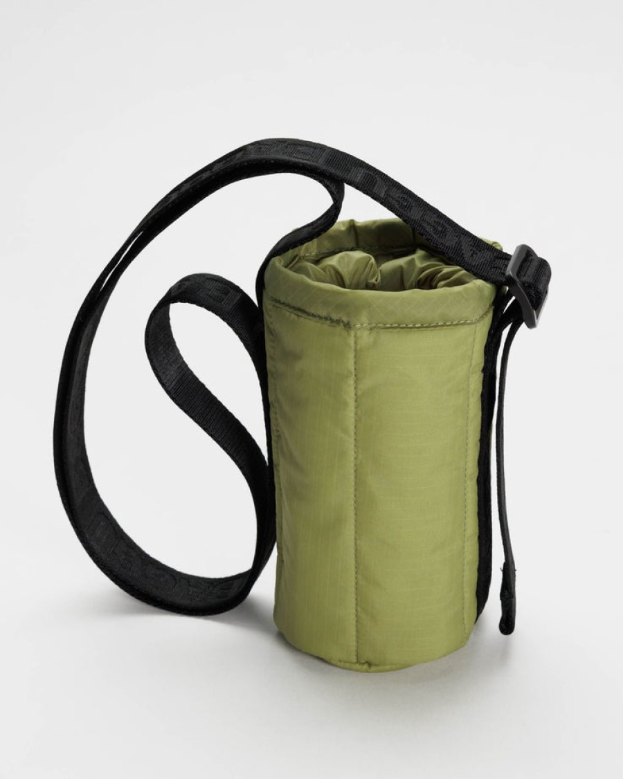 Baggu Puffy Water Bottle Sling : Pistachio - Baggu Puffy Water Bottle Slings