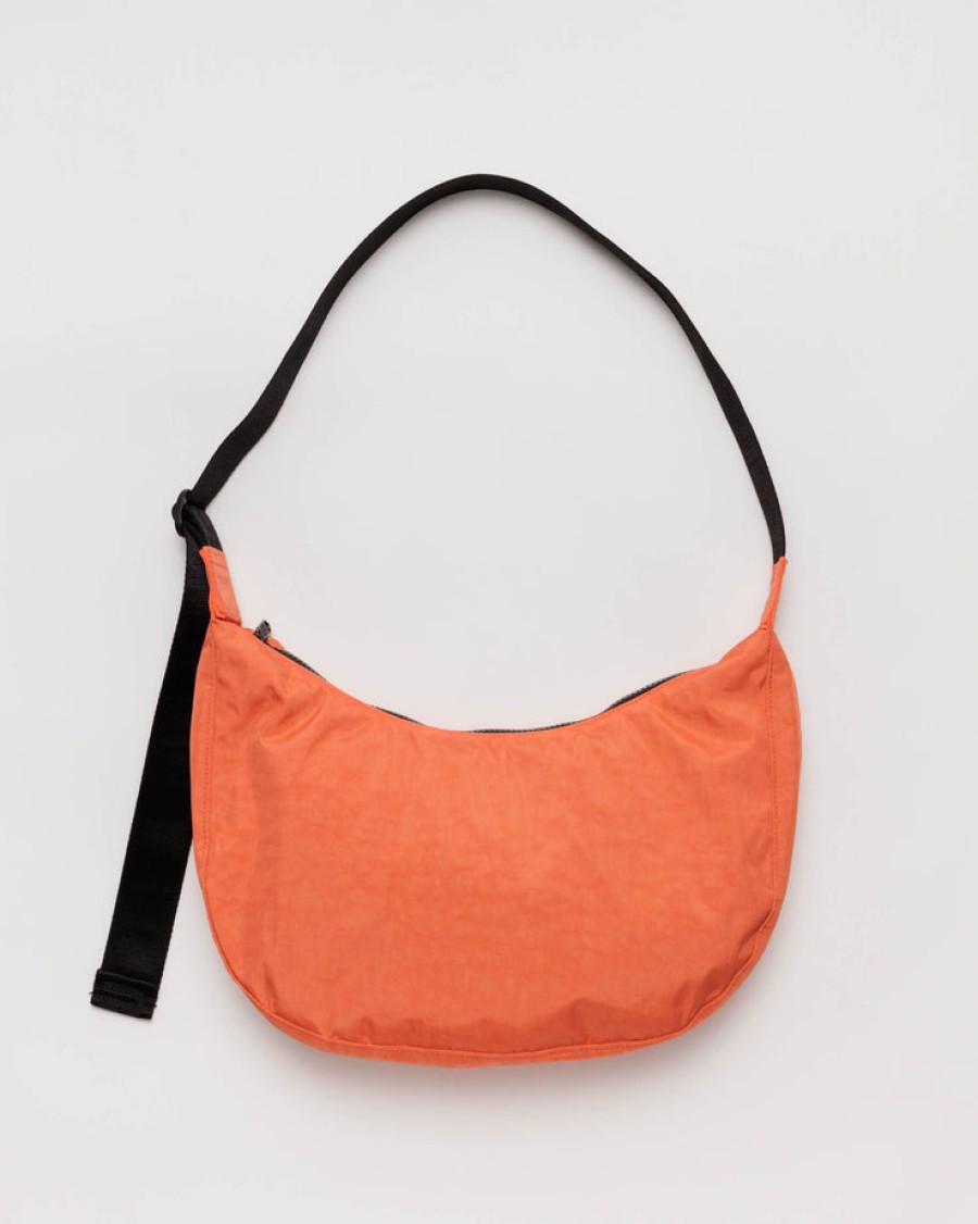 Baggu Medium Nylon Crescent Bag : Nasturtium - Baggu Purses