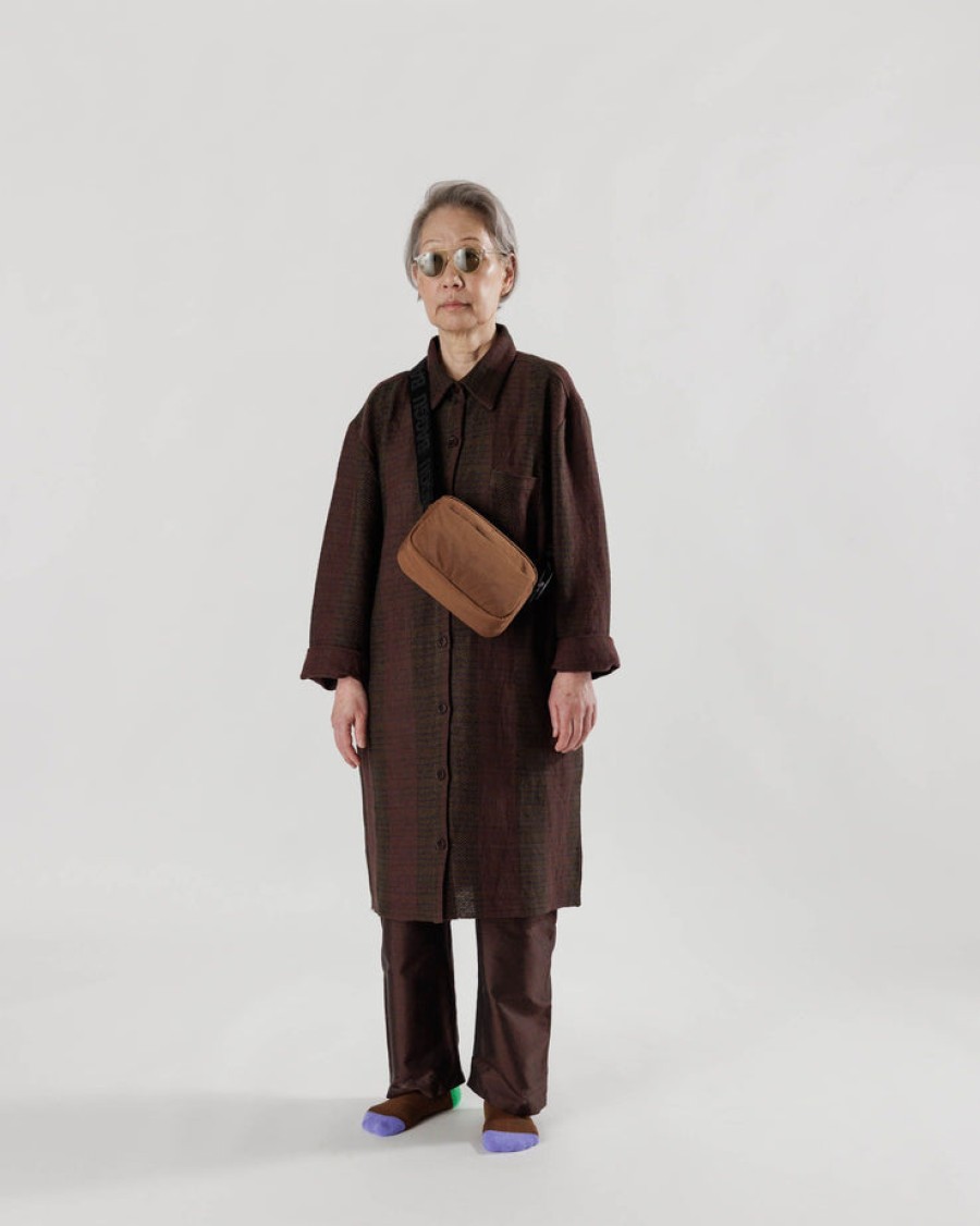 Baggu Camera Crossbody : Brown - Baggu Crossbody Bags