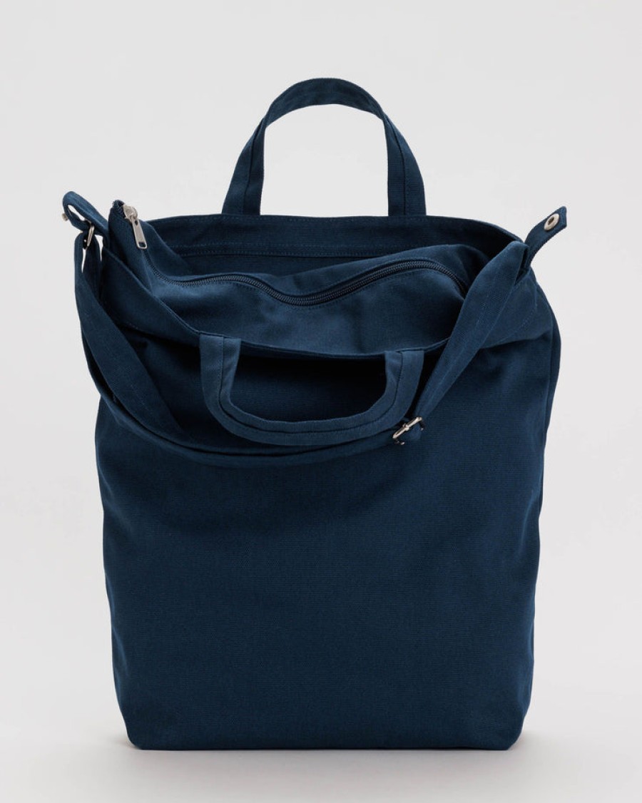 Baggu Zip Duck Bag : Navy - Baggu Totes