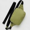 Baggu Puffy Fanny Pack : Pistachio - Baggu Crossbody Bags