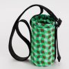 Baggu Puffy Water Bottle Sling : Wavy Gingham Green - Baggu Puffy Water Bottle Slings