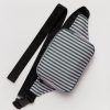 Baggu Puffy Fanny Pack : Lilac Candy Stripe - Baggu Crossbody Bags