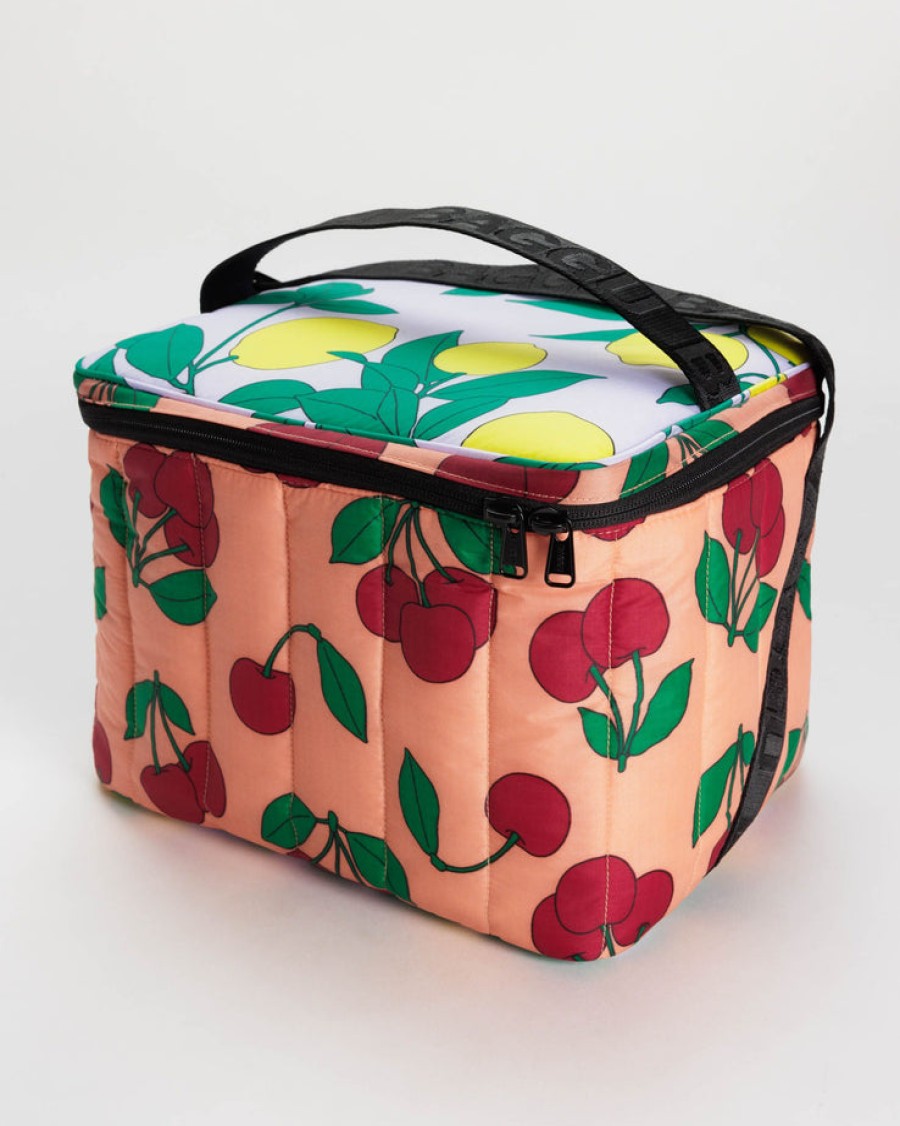 Baggu Puffy Cooler Bag : Sunshine Fruit Mix - Baggu Lunch Bags & Coolers