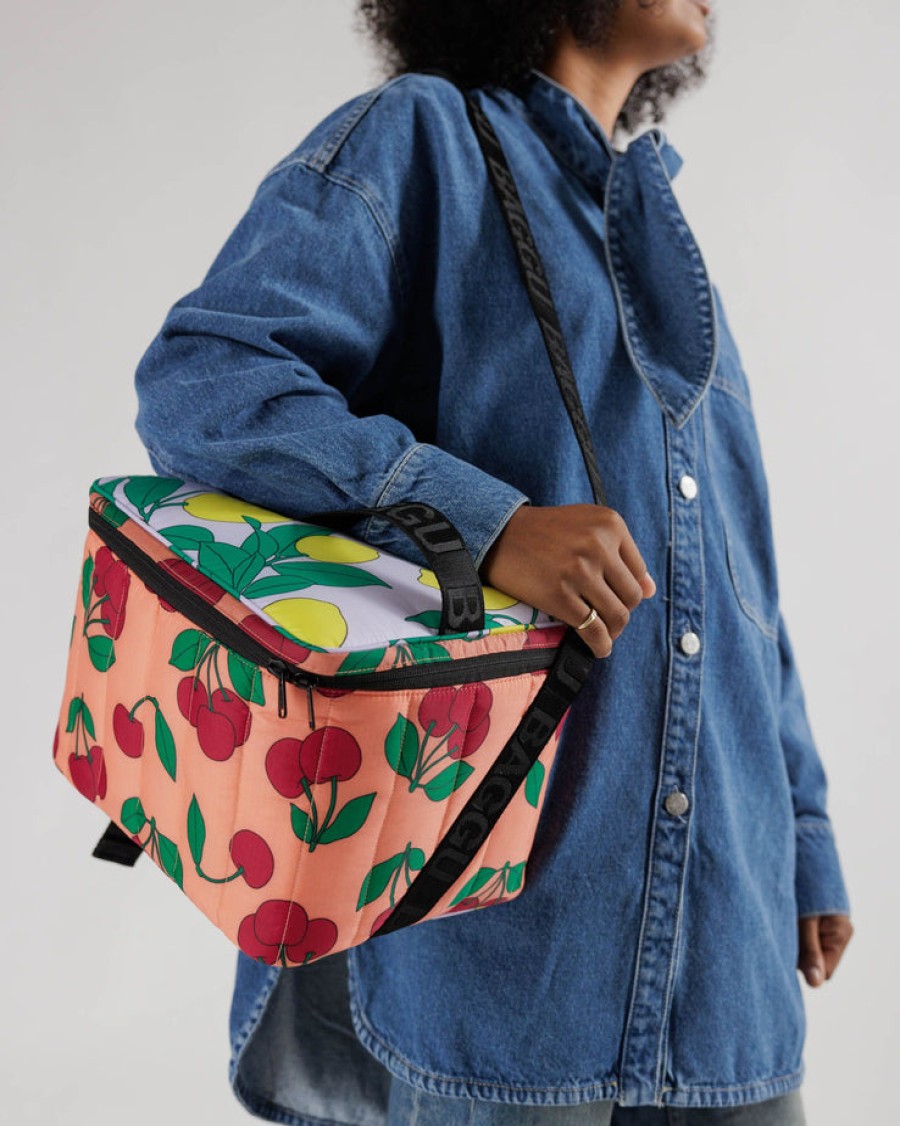 Baggu Puffy Cooler Bag : Sunshine Fruit Mix - Baggu Lunch Bags & Coolers