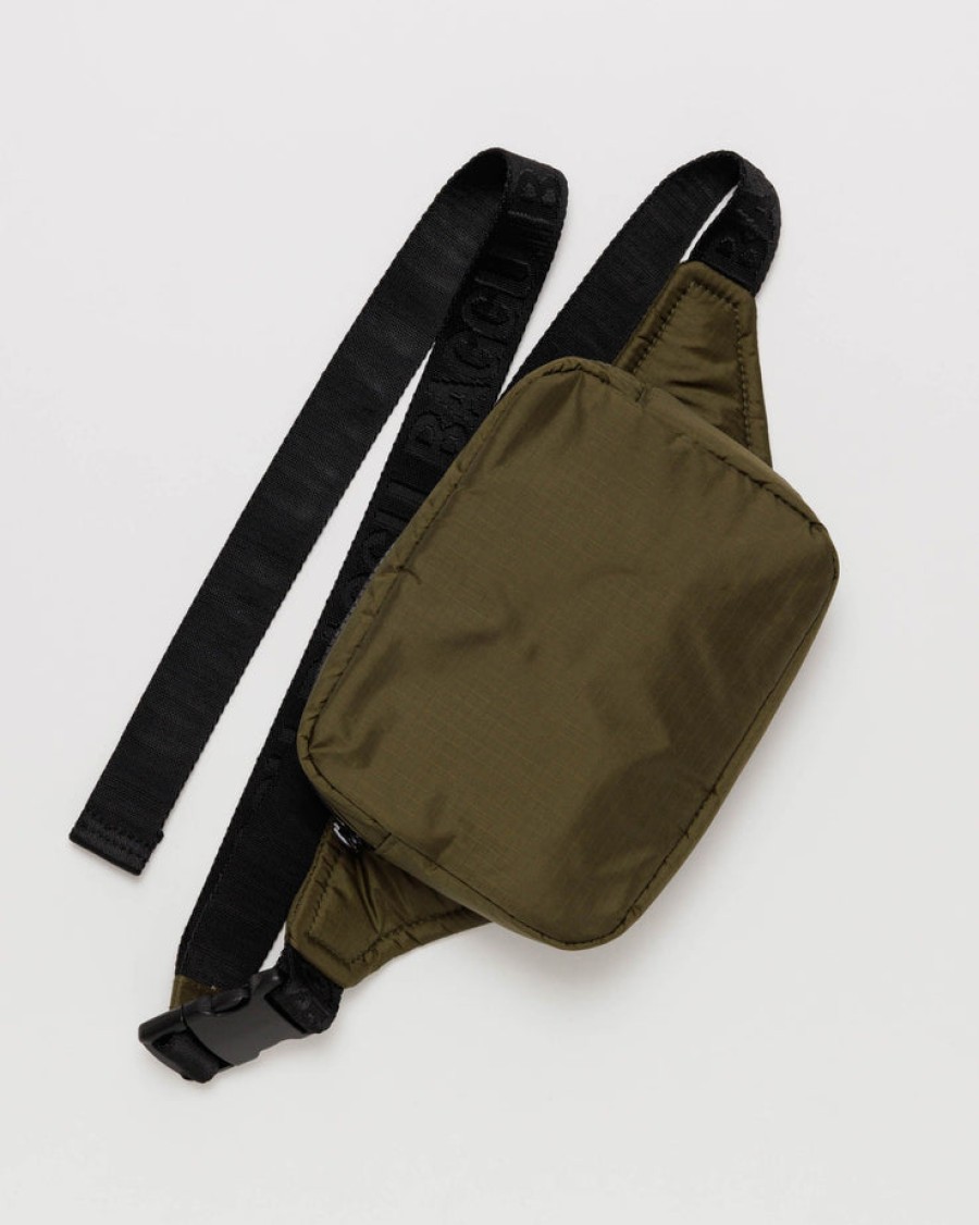 Baggu Puffy Fanny Pack : Tamarind - Baggu Crossbody Bags