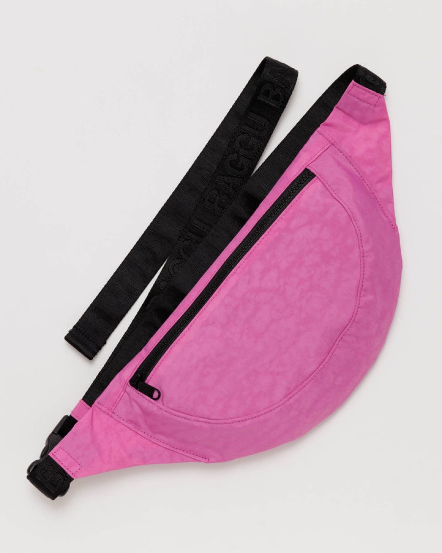 Baggu Crescent Fanny Pack : Extra Pink - Baggu Travel