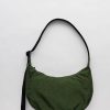 Baggu Medium Nylon Crescent Bag : Bay Laurel - Baggu Purses