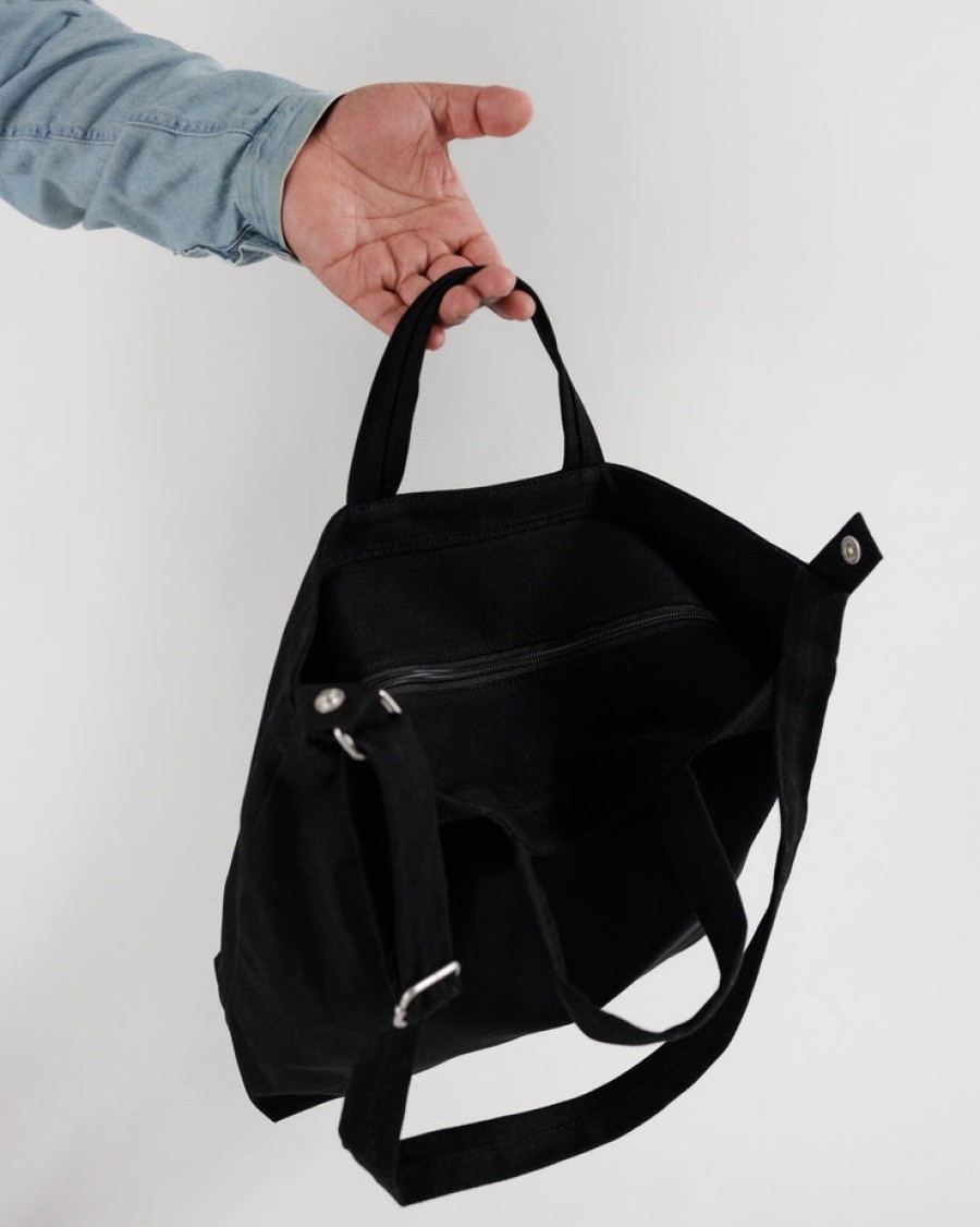 Baggu Horizontal Zip Duck Bag : Black - Baggu Totes