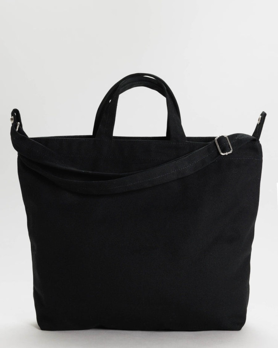 Baggu Horizontal Zip Duck Bag : Black - Baggu Totes