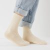 Baggu Ribbed Sock : Ecru - Baggu Socks