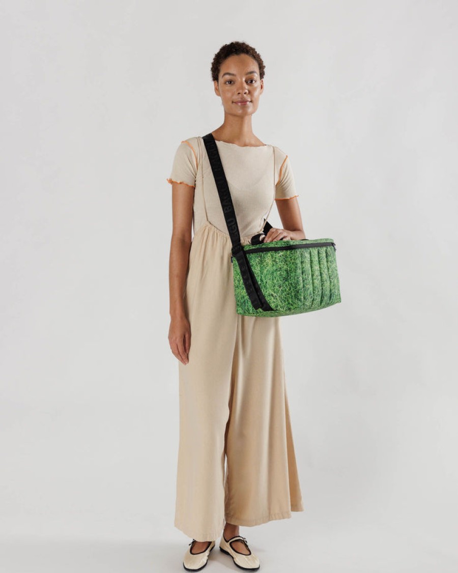 Baggu Puffy Cooler Bag : Grass - Baggu Lunch Bags & Coolers