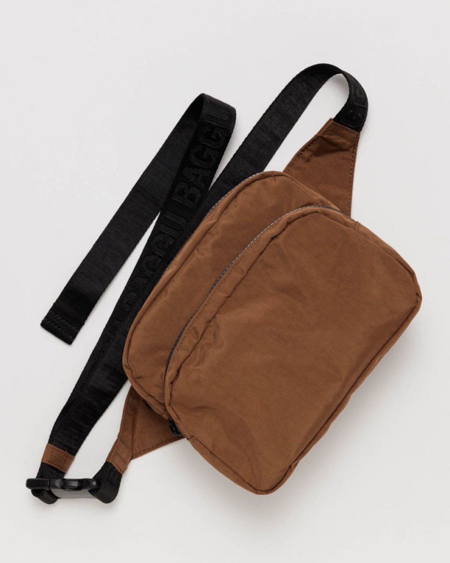 Baggu Fanny Pack : Brown - Baggu Travel