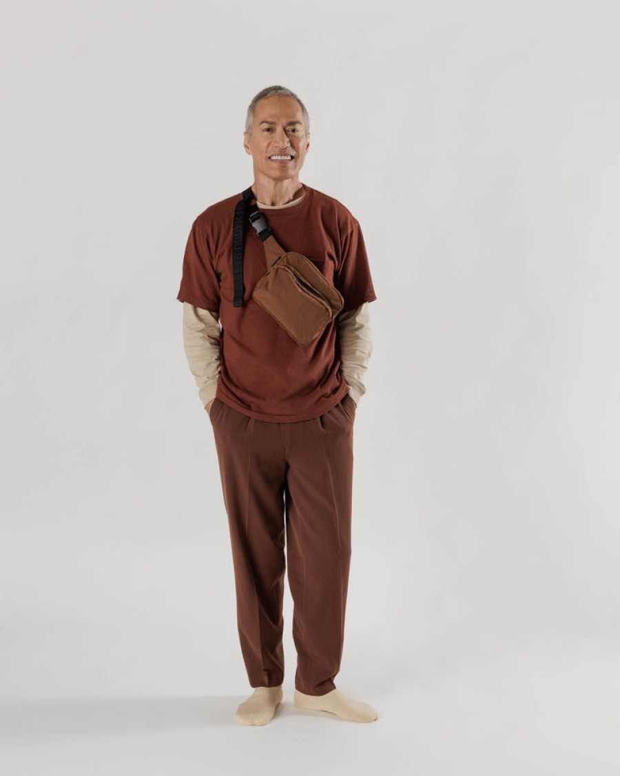 Baggu Fanny Pack : Brown - Baggu Travel