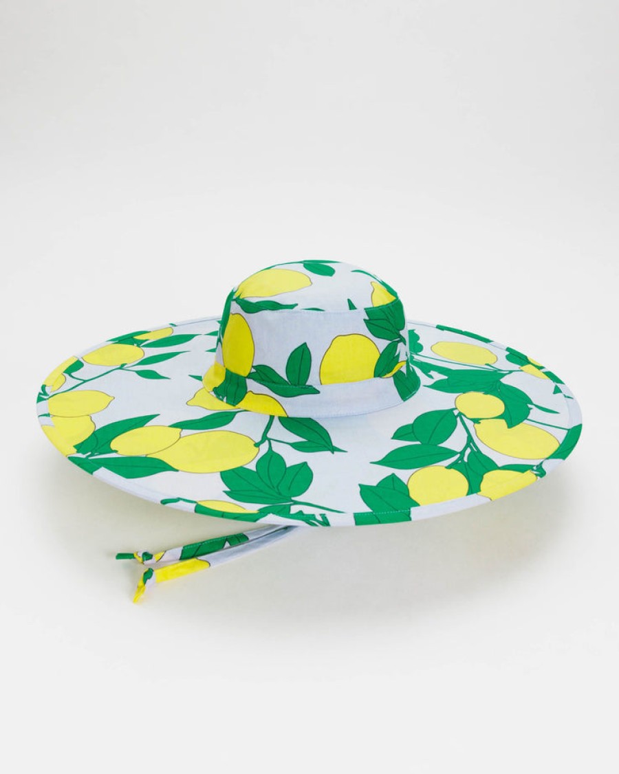 Baggu Packable Sun Hat : Lemon Tree - Baggu Hats